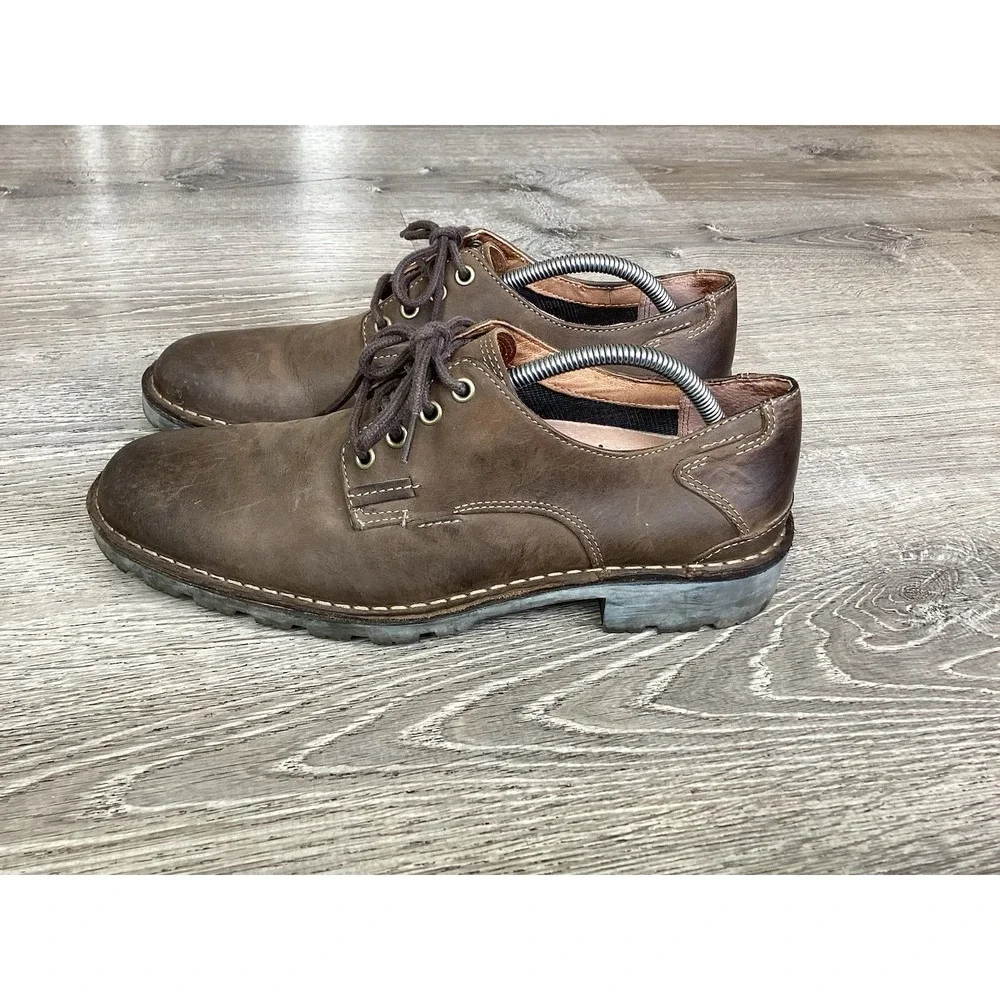 Clarks Mens Size 10M Oxford Lace Up Shoes 33786 Dress Shoes Leather